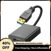 Bộ chuyển đổi tương thích USB sang HDMI USB 3.0 / 2.0 sang HDMI Bộ chuyển đổi tương thích USB sang HDMI 1080P HD Cáp đồ họa âm thanh Video đa màn hình