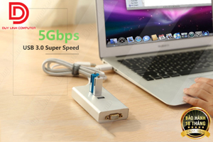 Bộ chuyển đổi USB 3.0 sang VGA và hub 3 cổng USB 3.0 Ugreen 40256