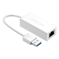 Bộ chuyển đổi USB 3.0 to Lan hỗ trợ 10/100/1000 Mbps chính hãng Ugreen 20255