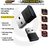 Bộ chuyển đổi USB Bluetooth 5.0 mini Baseus BA04 khoảng cánh lên đến 20M