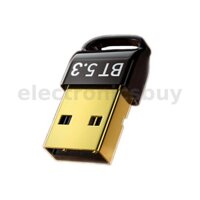 Bộ chuyển đổi USB bluetooth Dongle bluetooth 5.3 Bộ chuyển đổi bộ thu BT không dây cho máy tính PC