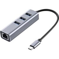Bộ chuyển đổi USB C sang Ethernet, Hub USB 3.0 với RJ45 Gigabit Ethernet Tương thích cho MacBook Pro, MacBook Air, Dell XPS và hơn thế nữa