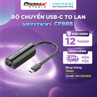 Bộ chuyển đổi USB-C to Gigabit Ethernet VENTION CFBBB (1Gbps)