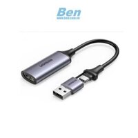 Bộ chuyển đổi USB Capture HDMI, live streaming 1080P HDMI to USB 2.0, Type-C Ugreen 40189