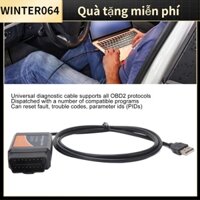 Bộ chuyển đổi USB OBD2 cho Cáp chẩn đoán máy quét mã ELM327 FORScan FoCCCus Winter064