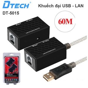 Bộ chuyển đổi USB sang RJ45 Dtech DT-5015