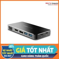Bộ chuyển đổi USB type C sang HDMI/VGA/Displayport + USB 3.0 hỗ trợ sạc USB-C Ugreen 40872