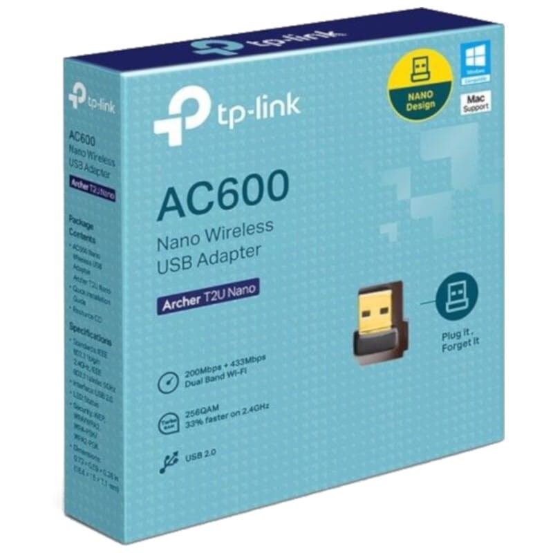 Bộ chuyển đổi USB Wifi TP-Link Archer T2U băng tần kép AC600