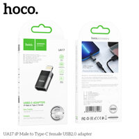 Bộ chuyển đổi USB2.0 đầu cái UA17 iP đầu đực sang đầu cái Type-C