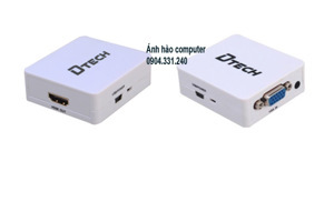Bộ chuyển đổi VGA + Audio to HDMI Dtech DT-6527