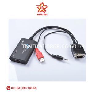 Bộ chuyển đổi VGA sang HDMI Z-Tek ZE577A cho ra hình ảnh sắc nét nhất