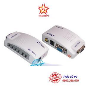 Bộ chuyển đổi VGA sang Svideo và AV Dtech DT-7001
