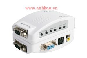 Bộ chuyển đổi VGA sang Svideo và AV Dtech DT-7001