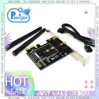 Bộ chuyển đổi Wifi M.2 M2 NGFF Key A-E sang Mini PCI Express Wifi Raiser PCI-E 1X NGFF Hỗ trợ không dây Thẻ mạng Mini Pcie A