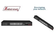 Bộ chuyển mạch 26 port managed switch, 24 port Gigabit PoE, 2 SFP, 400W power supply  - Xmethod Network - Hàng chính hãng
