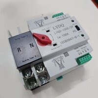 Bộ chuyển mạch ATS 100A 2P LYDQ chuyển đổi 2 nguồn điện tự động không gây mất điện