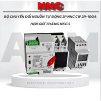 Bộ Chuyển Mạch ĐệnTự Động ATS 2P 3P 4P 100A NNC,Cầu Dao Đảo Pha Tự Động Ba Pha Không Làm Reset Thiết Bị