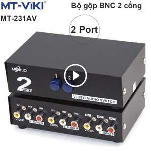 Bộ chuyển mạch tín hiệu AV  2 cổng vào 1 cổng ra MT-231AV