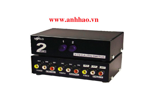 Bộ chuyển mạch tín hiệu AV  2 cổng vào 1 cổng ra MT-231AV