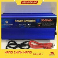 Bộ chuyển nguồn 12v sang 220v MAXIPOWER 3000W điện áp ổn định, quạt làm mát cảm biến nhiệt