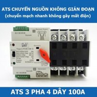 Bộ chuyển nguồn ATS 3 pha 100A LW