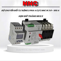 BỘ CHUYỂN NGUỒN ATS 3P 4 CỰC 100A NNC ( CẦU DAO ĐẢO CHIỀU TỰ ĐỘNG KHÔNG GIÁN ĐOẠN ATS)