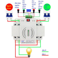 Bộ chuyển nguồn tự động ATS 2P 63A 220V