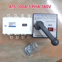 Bộ chuyển nguồn tự động ATS 100A 3P chính hãng Gechele, bộ chuyển nguồn ats 3 pha 100A 380V