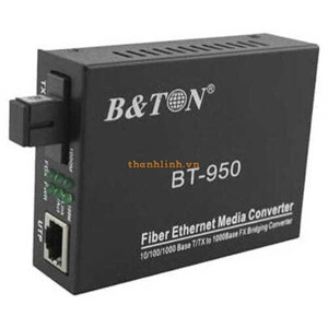 Bộ chuyển quang 1x1000M 1550/ WDM BiDi 20Km SC B&TON BT-950GS-20B
