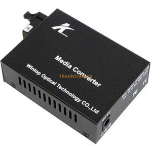 Bộ chuyển quang 1x1000M 1550/1490nm WDM BiDi 60Km SC Wintop YT-8110GSB-11-60B-AS