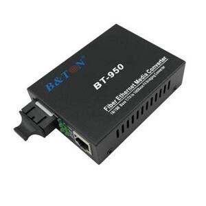 Bộ chuyển quang 1x100M 1550nm DFB SM 100Km SC B&TON BT-950SM-100