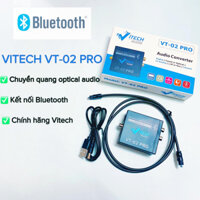 Bộ chuyển quang âm thanh từ Optical sang Analog Vitech VT02 Pro. Hỗ Trợ Bluetooth - Hàng Chính Hãng Vitech