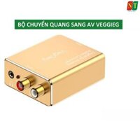 Bộ chuyển quang Audio Veggieg VF101 dành cho TV, PS4, Cáp truyền hình, Tai nghe, Loa - Phụ Kiện âm thanh sợi quang