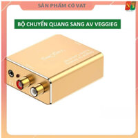 Bộ chuyển quang Audio Veggieg VF101 dành cho TV, PS4, Cáp truyền hình, Tai nghe, Loa - Phụ Kiện âm thanh sợi quang