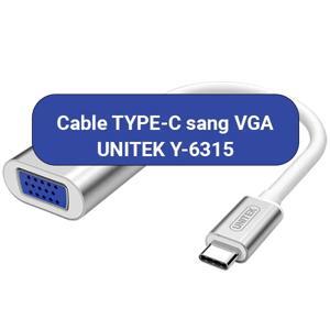 Bộ chuyển USB 3.1 Type-C sang cổng VGA Unitek Y-6315