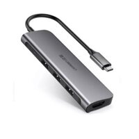 Bộ chuyển USB-C ra 3 USB 3.0 1 USB PD 1 HDMI 4K2K@30Hz chính hãng UGREEN 50209