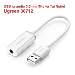 Bộ chuyển USB sang Audio Ugreen 30712