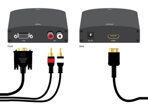 Bộ chuyển VGA, Audio to HDMI ZQ003