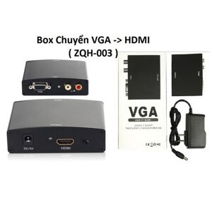 Bộ chuyển VGA, Audio to HDMI ZQ003