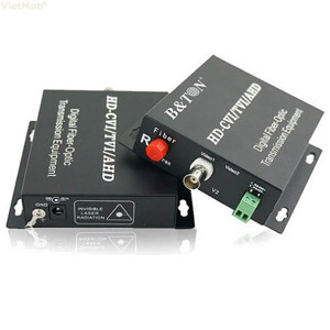 Bộ chuyển Video Data Audio sang quang 1ch video+1ch data+1ch audio B&TON BT-1V1D1AF-T/R