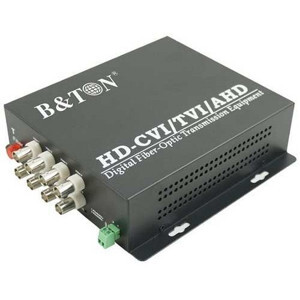 Bộ chuyển Video Data Audio sang quang 8ch video+1ch data+1ch audio B&TON BT-8V1D1AF-T/R