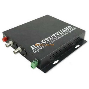 Bộ chuyển Video sang Quang 1080P/960P 2 x TVI/CVI/AHD + 1 x return RS485 data B&TON BT-HD2V1DF-T/R