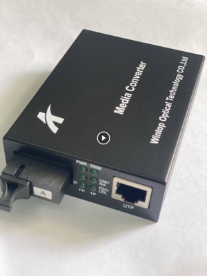 Bộ chuyển Wintop 1 cổng Ethernet 10/100M 1310/1550nm WDM BiDi SM 40Km SC