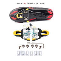 Bộ Cleat Can Giày Pedal Xe Đạp Road | Miếng Chêm Đế Giày Bàn Đạp Xe Đạp Thể Thao Tự Khóa Chống Trượt