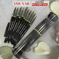 Bộ cọ 10 cây LAWEI, set cọ nail 10 cây đầy đủ để vẽ móng