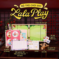Bộ cờ 5in1, gồm các trò chơi dân gian dịp tết cho bé. Cờ caro, ô ăn quan, bầu cua cá cọp ....