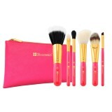 Bộ cọ 6 cây BH Cosmetics Neon Pink Brush Set with Cosmetic Bag