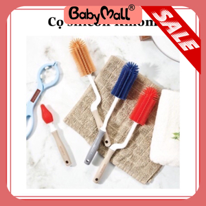 Bộ cọ bình sữa, núm ti Silicone K-Mom
