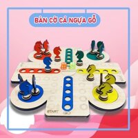 Bộ Cờ Cá Ngựa Cờ Đua Ngựa Bằng Gỗ Siêu Đẹp