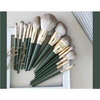 bộ cọ cá nhân 12 cây kèm bao da+= TẶNG HỘP VỆ SINH CỌ